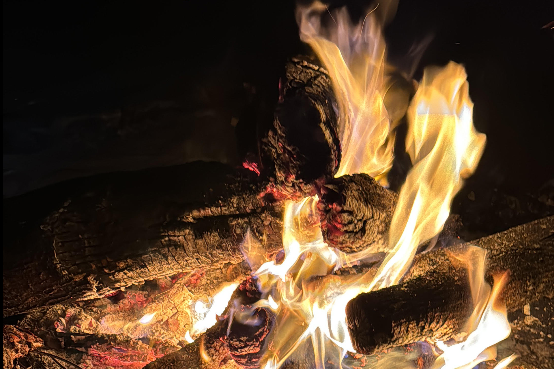 Evening camp fires at Imbabala Lodge